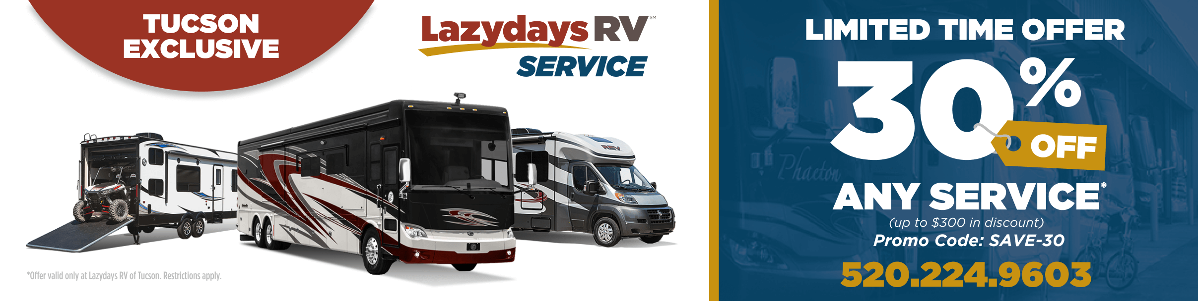 Tucson RV Service Special
